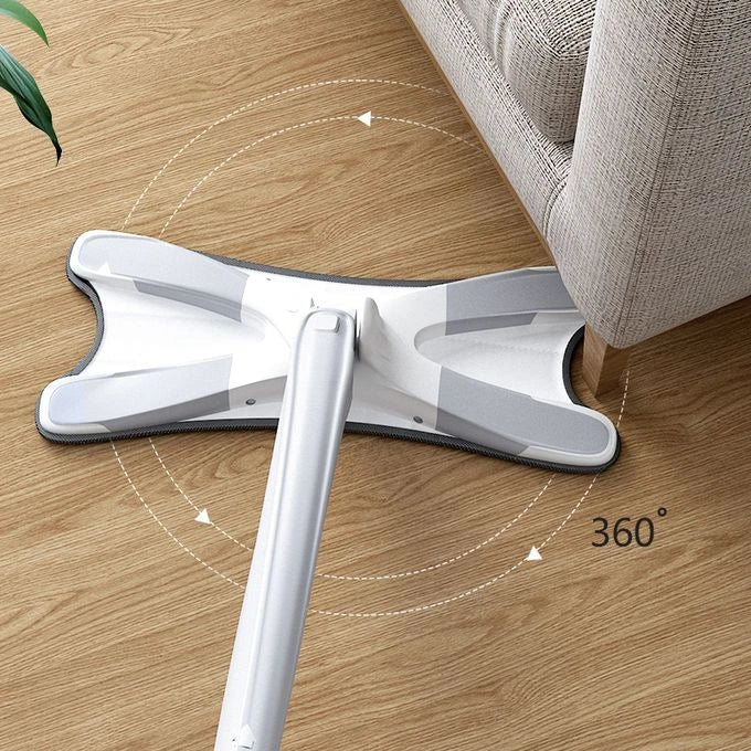 balai mop X papillon avec rotation 360°