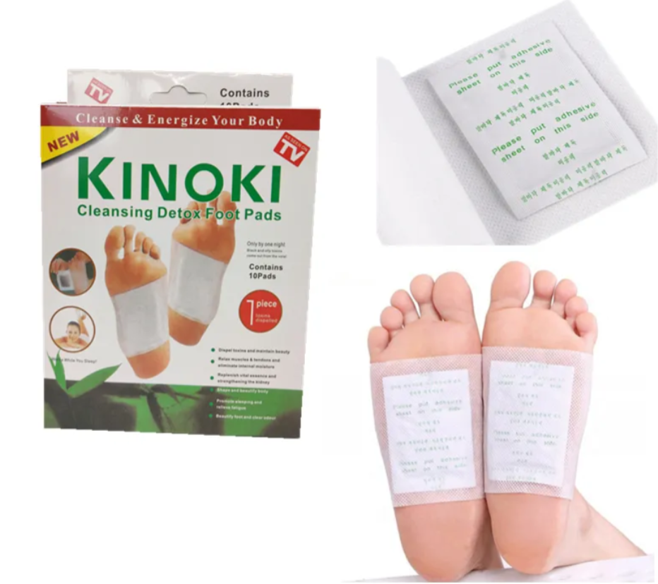 ⚡ KINOKI ⚡ patchs détoxifiants pour les pieds ( BIO ET NATUREL )