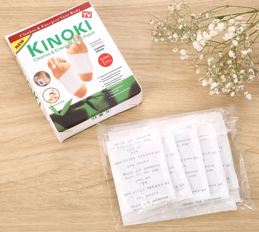 ⚡ KINOKI ⚡ patchs détoxifiants pour les pieds ( BIO ET NATUREL )