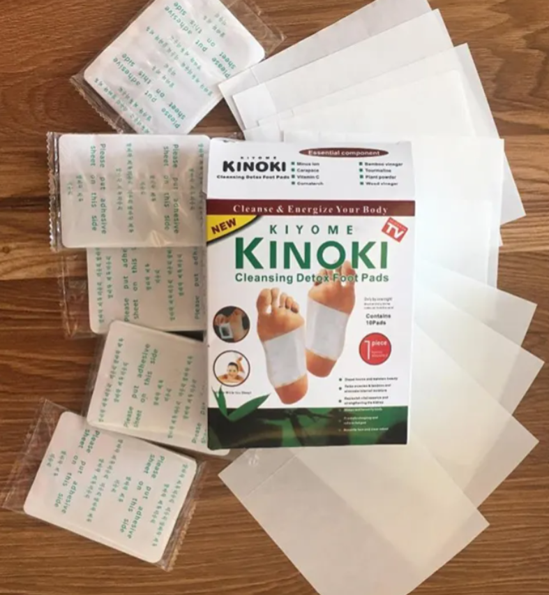 ⚡ KINOKI ⚡ patchs détoxifiants pour les pieds ( BIO ET NATUREL )
