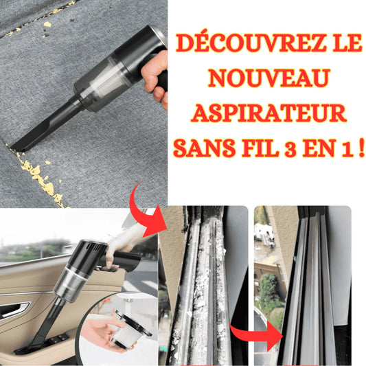 TurboClean – Aspiration Puissante, Sans Fil, Sans Effort