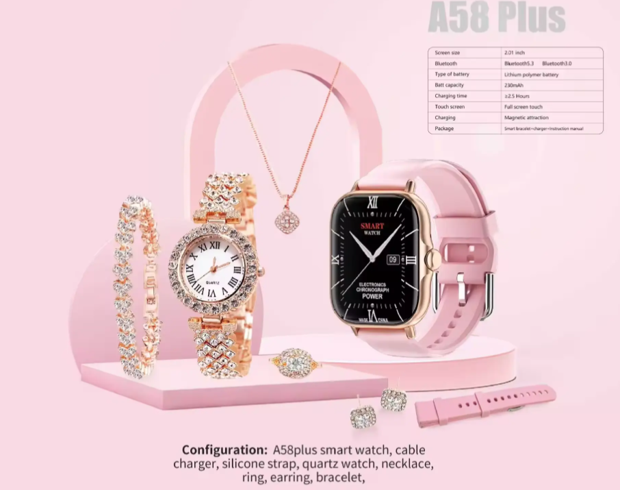 ✅Le coffret de montre intelligente : le cadeau parfait👌 pour la Saint Valentin✨