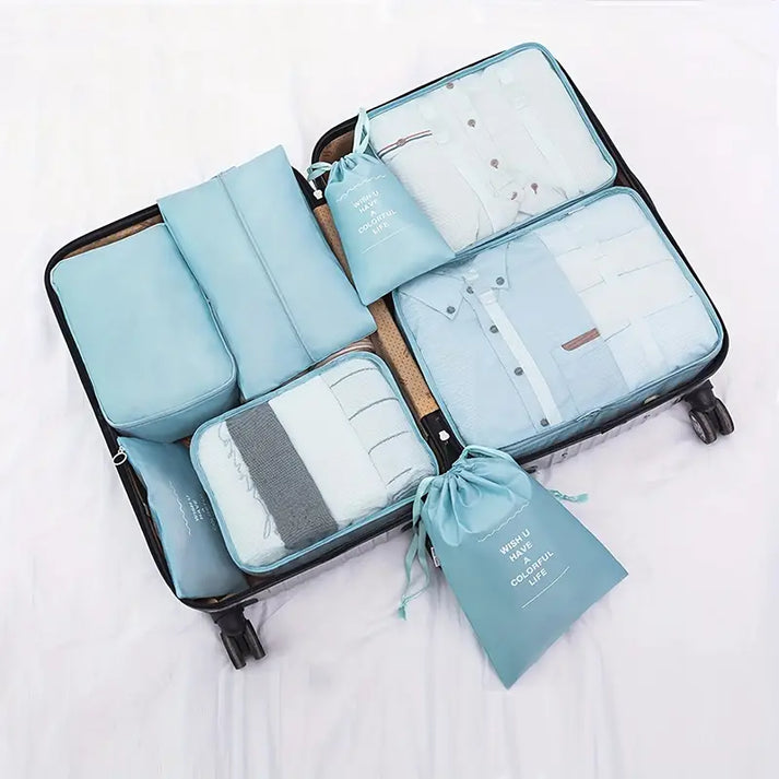 7 Pcs  de Sac Rangement pour Voyage